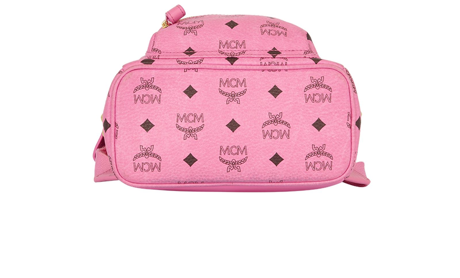 MCM Bebe Boo Side Studs Backpack, &pound;150, Handbags, Pink, Leather, Top view